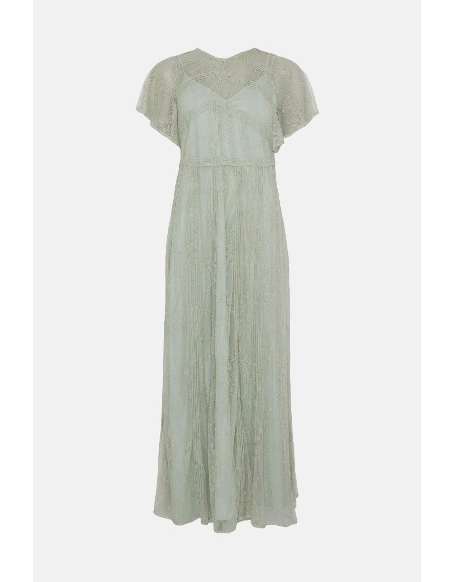 Premium Delicate Lace Maxi Dress - 3