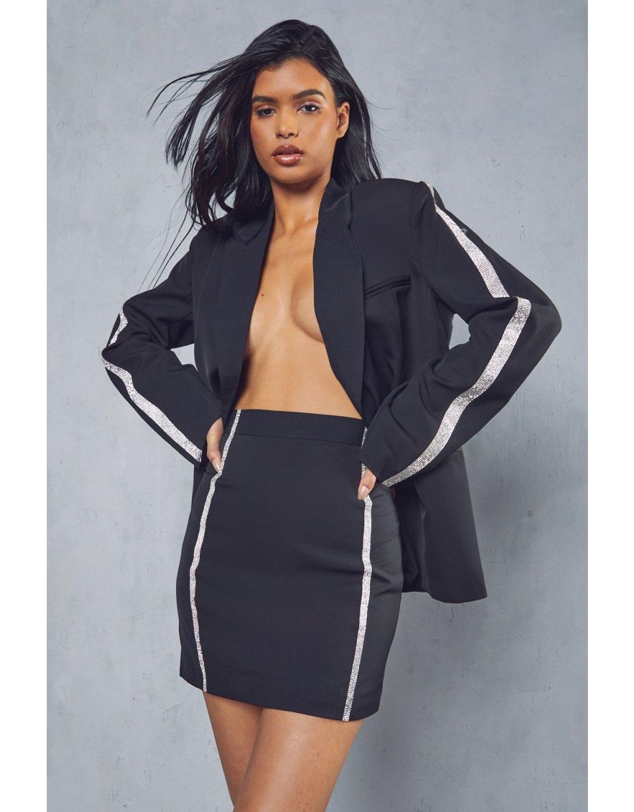Side stripe blazer 2025