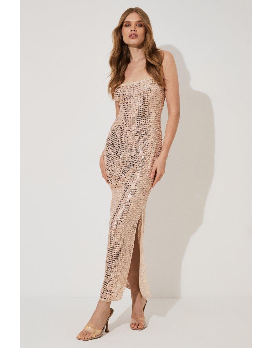 Sequin swimsuit cover up deals
