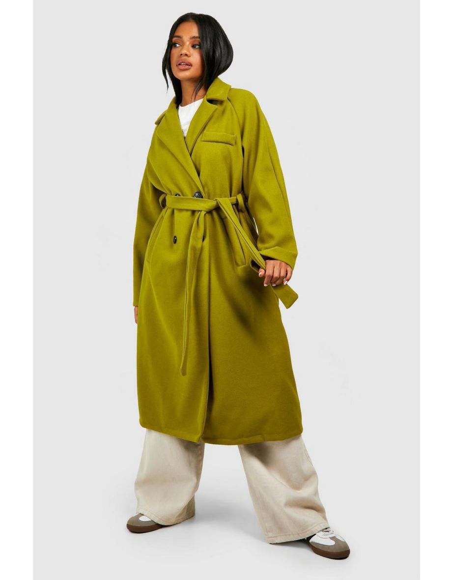 Yellow on sale belted coat