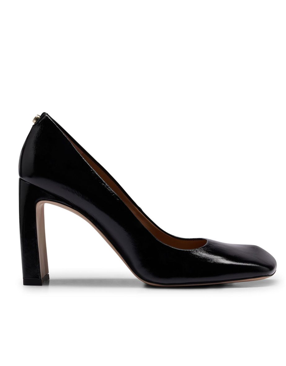 Women's Hugo Boss Rose Square-Toe Pumps in Black