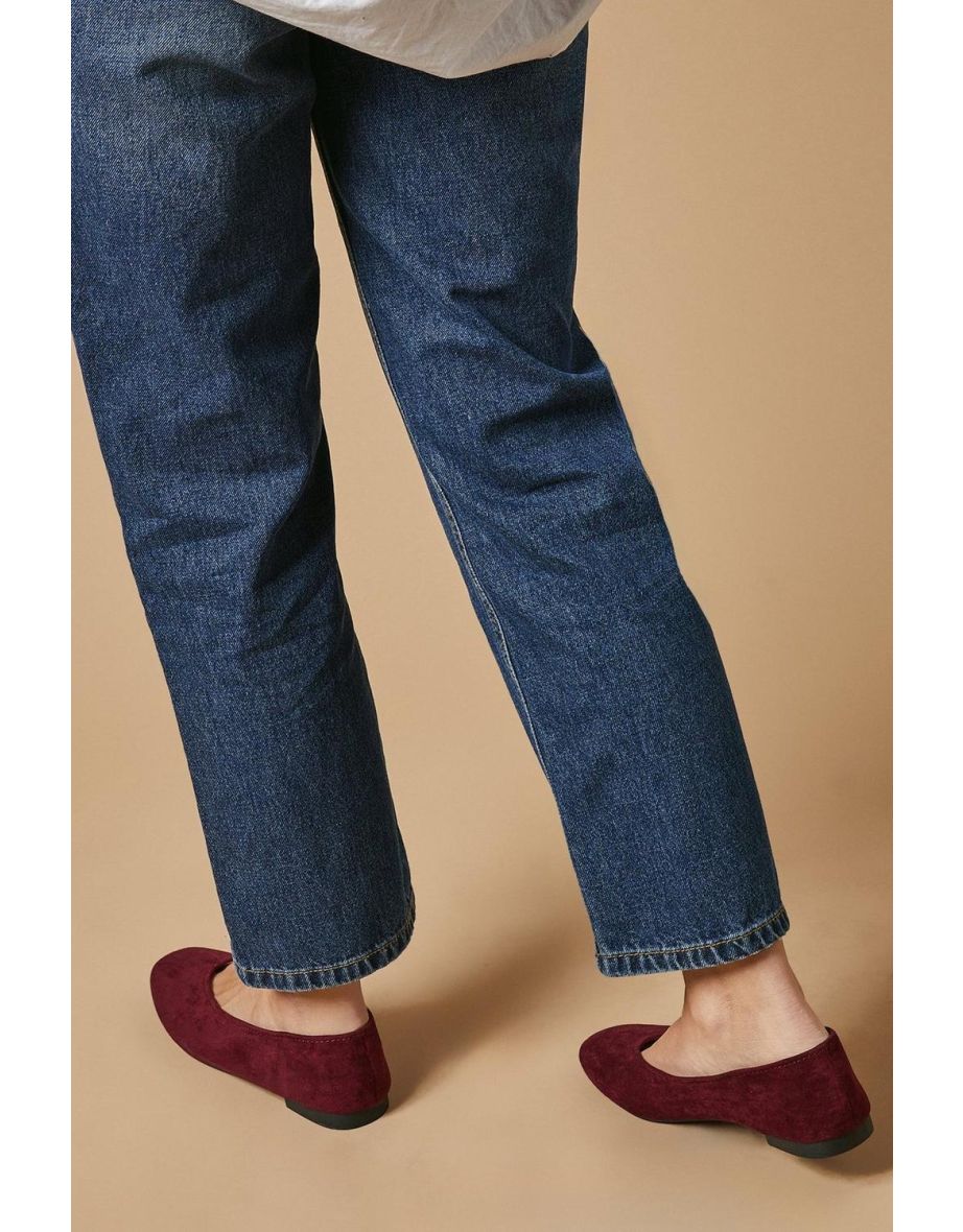 Bonnie Soft Square Toe High Vamp Ballet Pumps - 3