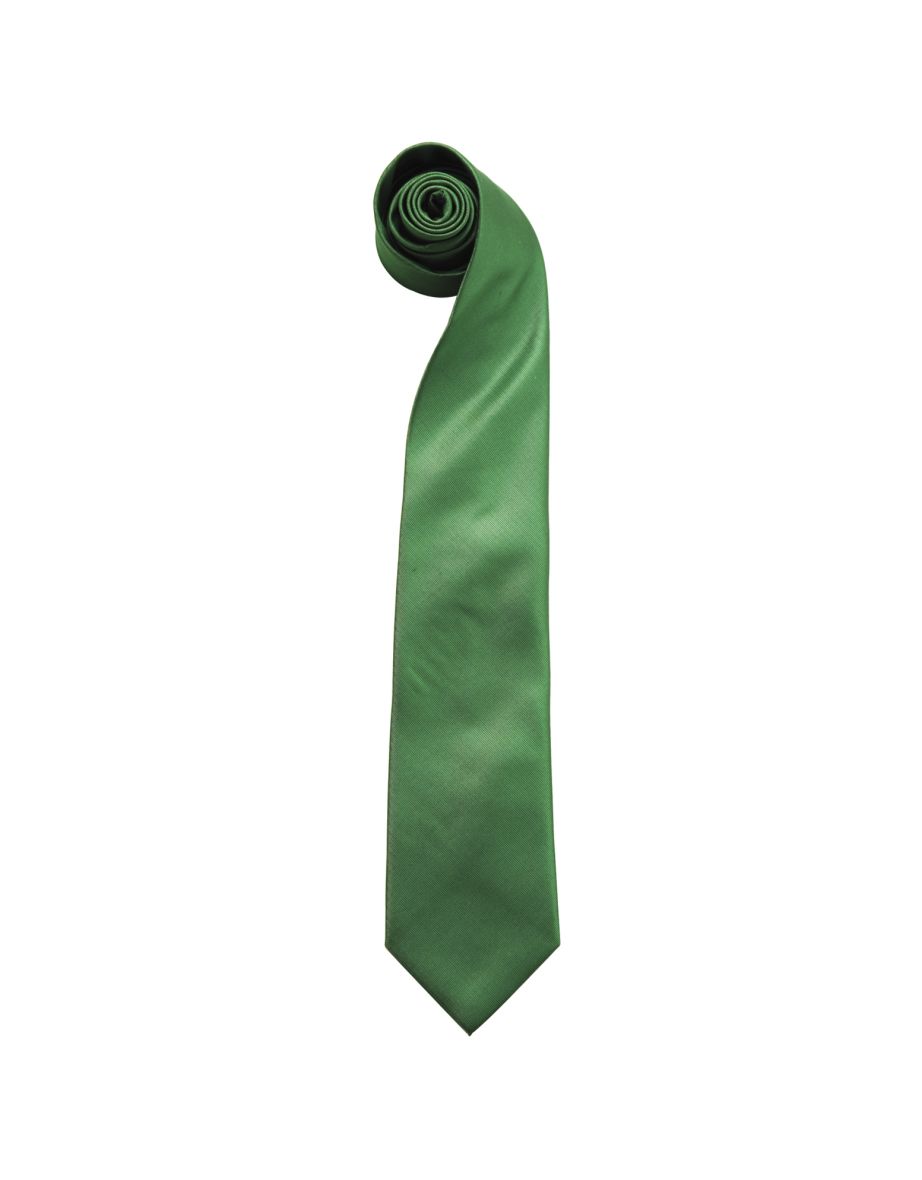 Premier Mens Fashion ”Colours” Work Clip On Tie (Pack of 2) - Emerald