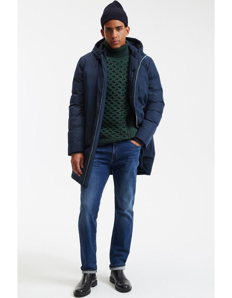 Cable Knit Turtleneck Jumper/Sweater