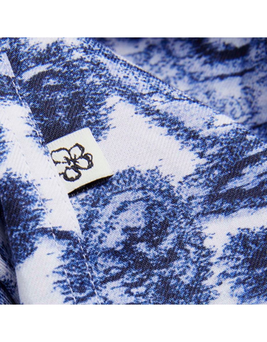 Men's Ted Baker Uldale Long Sleeve Paisley Shirt in White - 5
