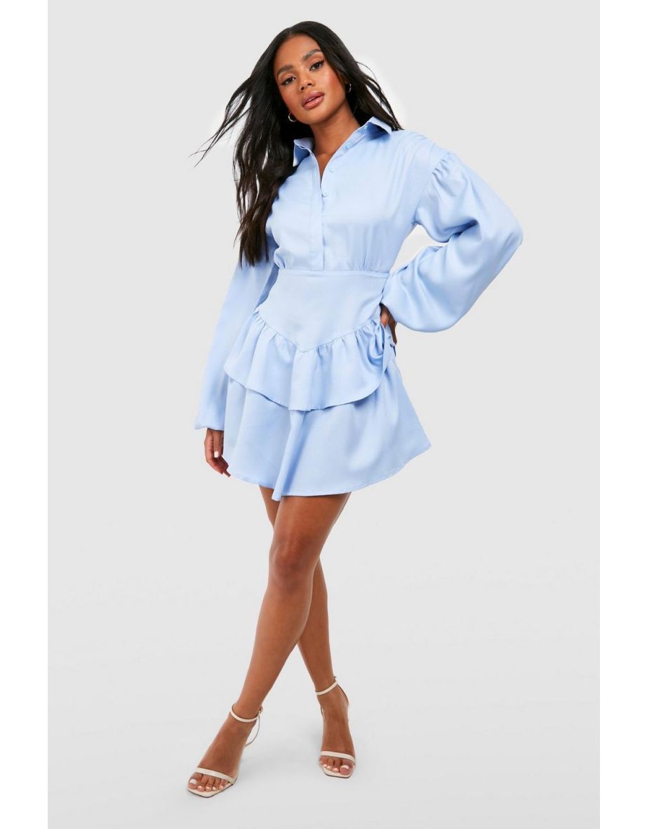Pastel shirt dress clearance
