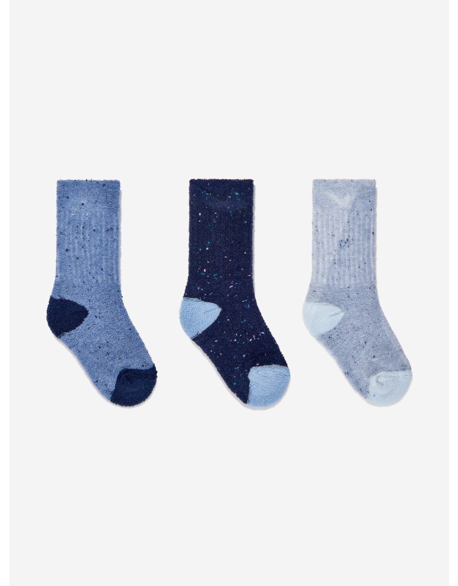 Boys 3 Pack Nep Nike Boot Socks Set in Navy