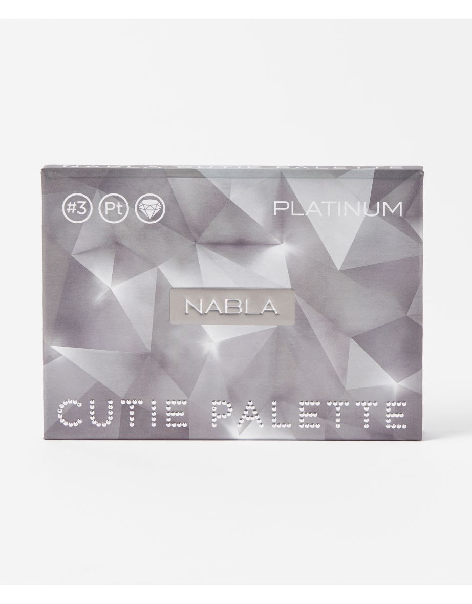 A six-shade eyeshadow palette Cutie Palette Platinum - 3