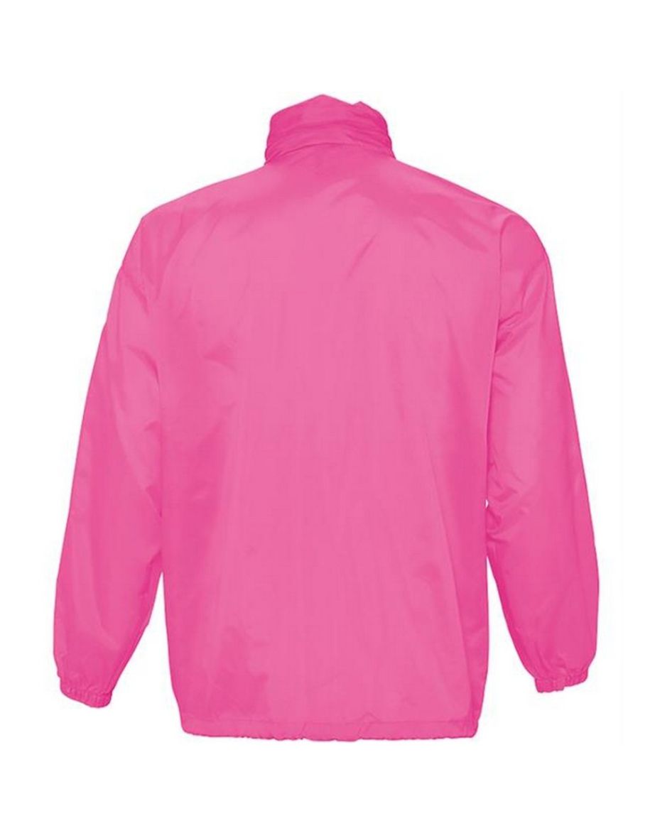 SOLS Surf Windbreaker Lightweight Jacket - Neon Pink - 3