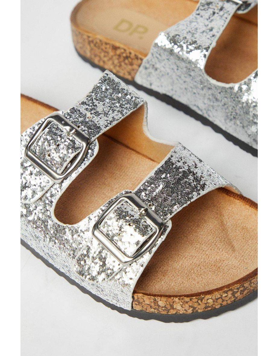 Flick Glitter Double Footbed Sandals - 3
