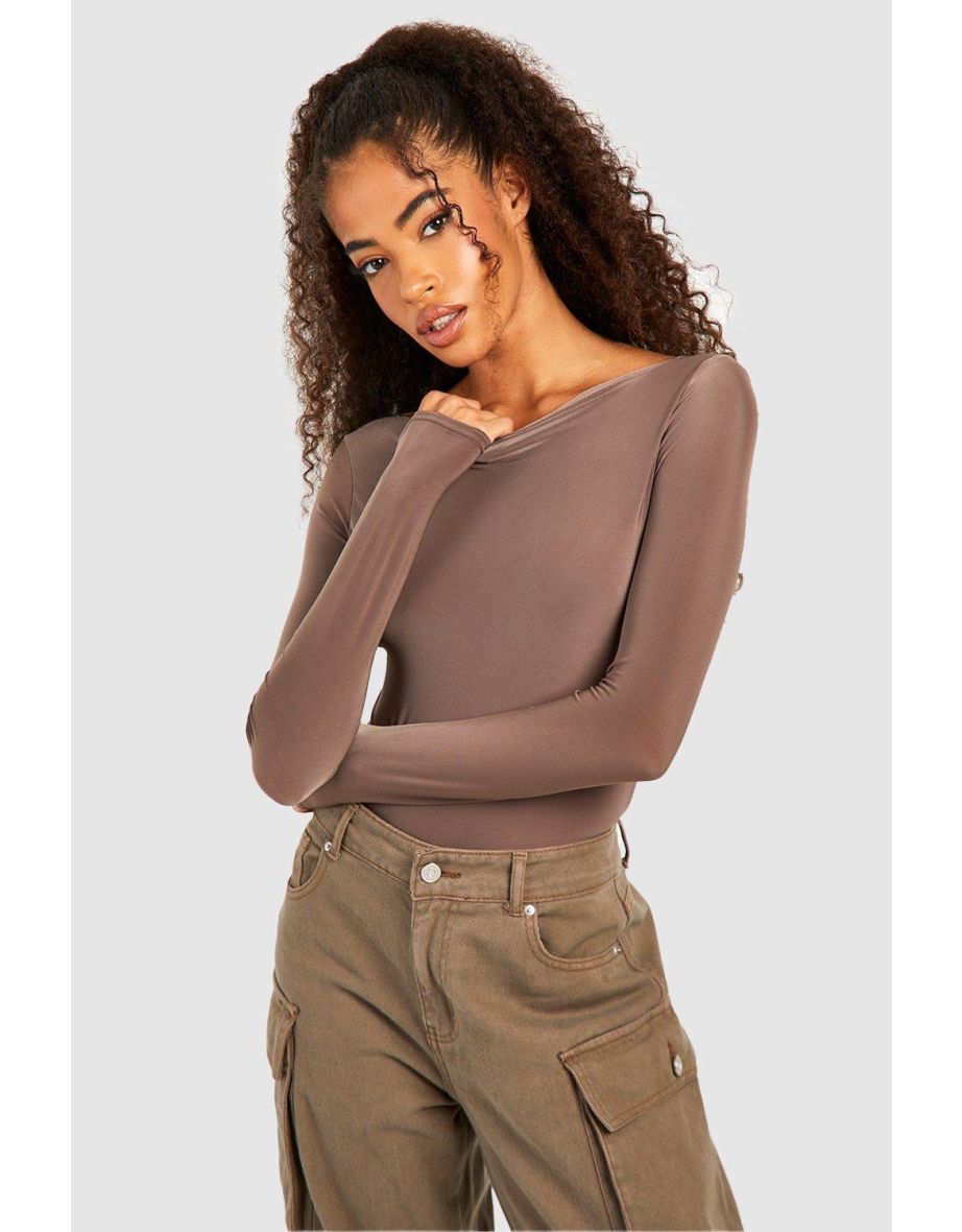 Mocha bodysuit sales