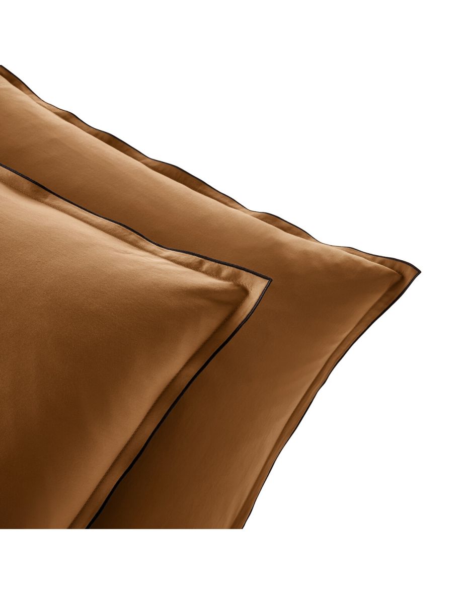 Victor Plain 100% Washed Cotton Satin 300 Thread Count Pillowcase - 2