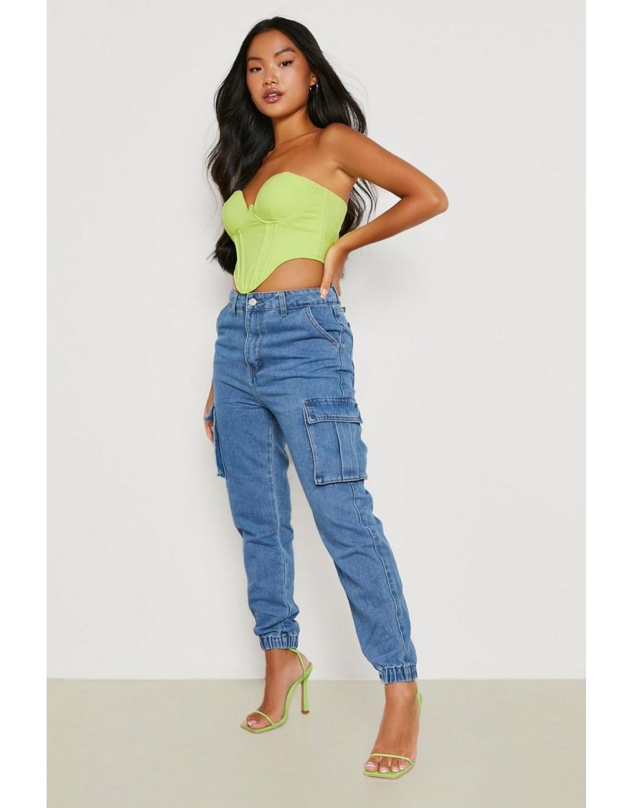 High waisted petite joggers online