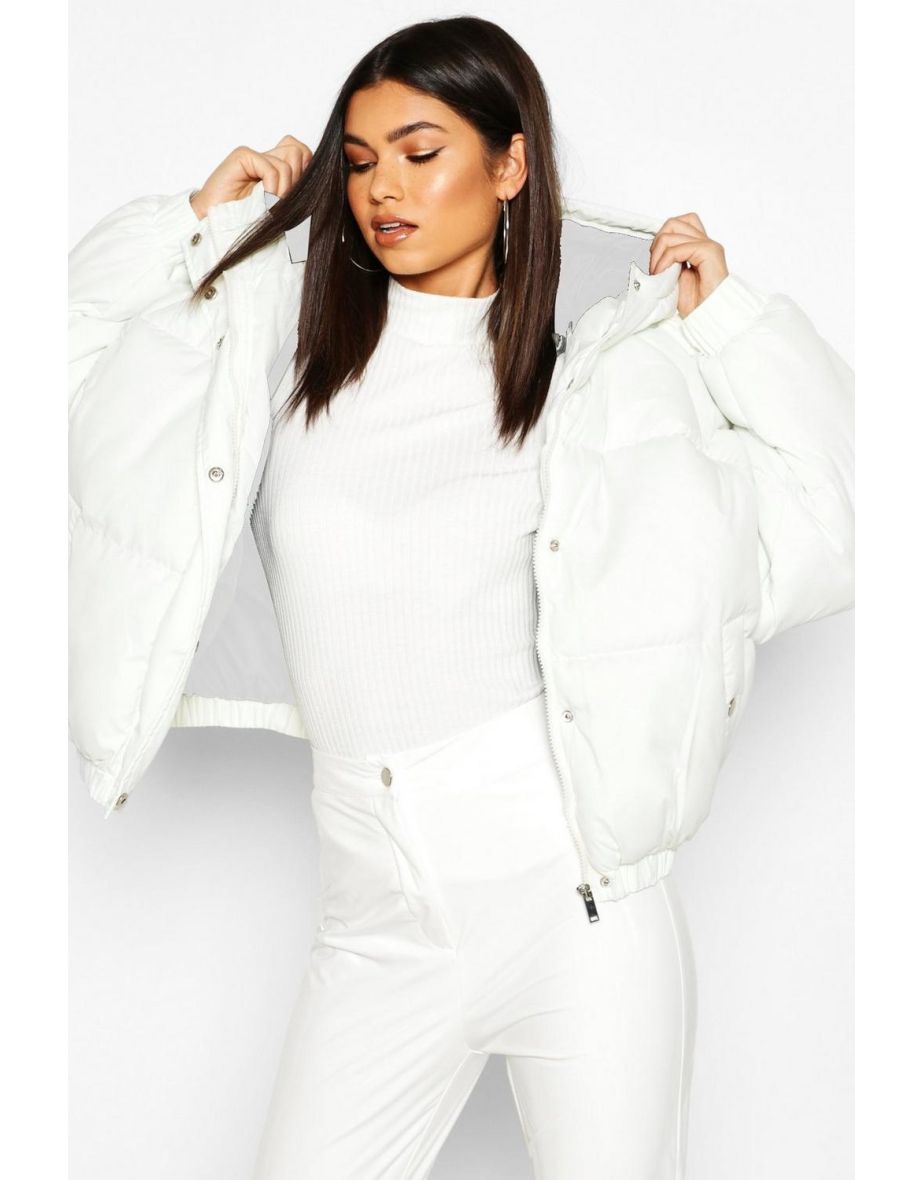 Oversized raglan puffer jacket hot sale