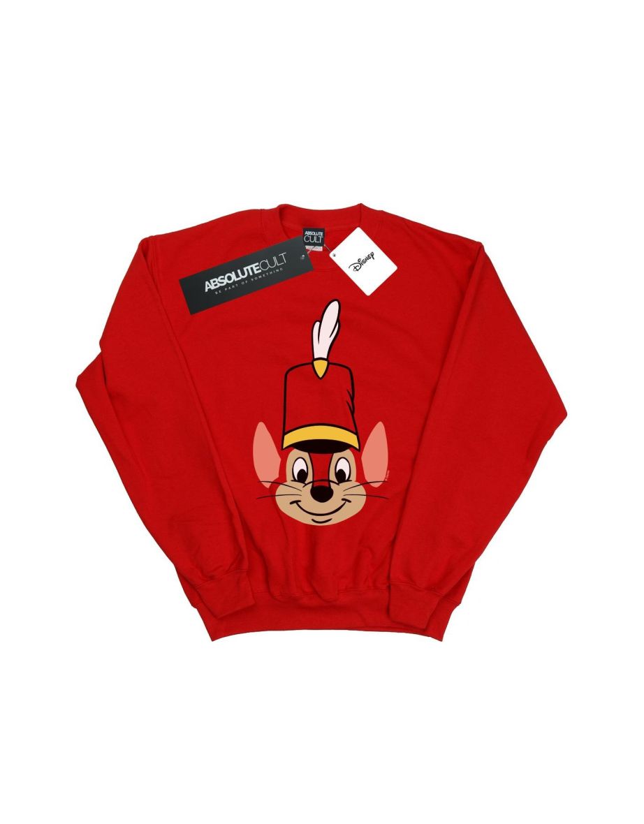 Disney Boys Dumbo Timothy Q Mouse Sweatshirt - Red