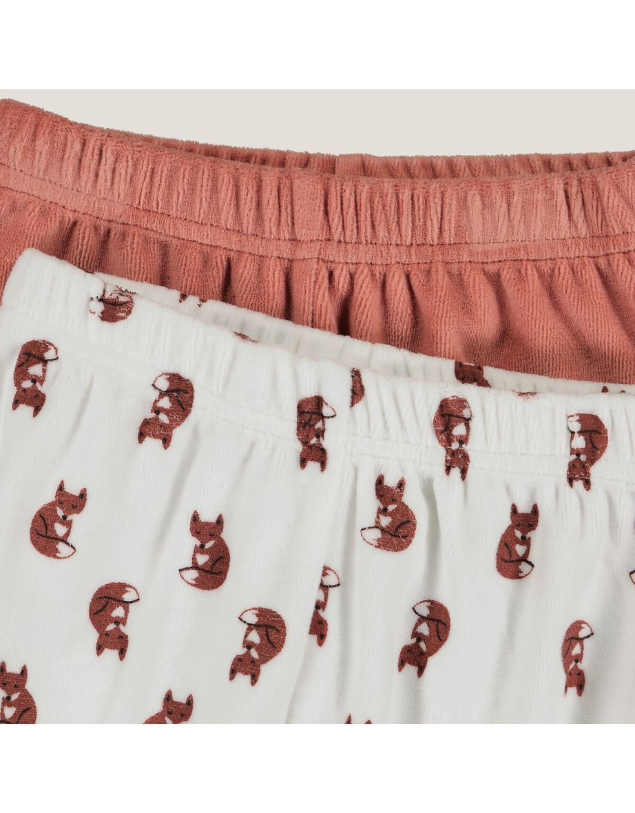 Pack of 2 Velour Pyjamas - 5