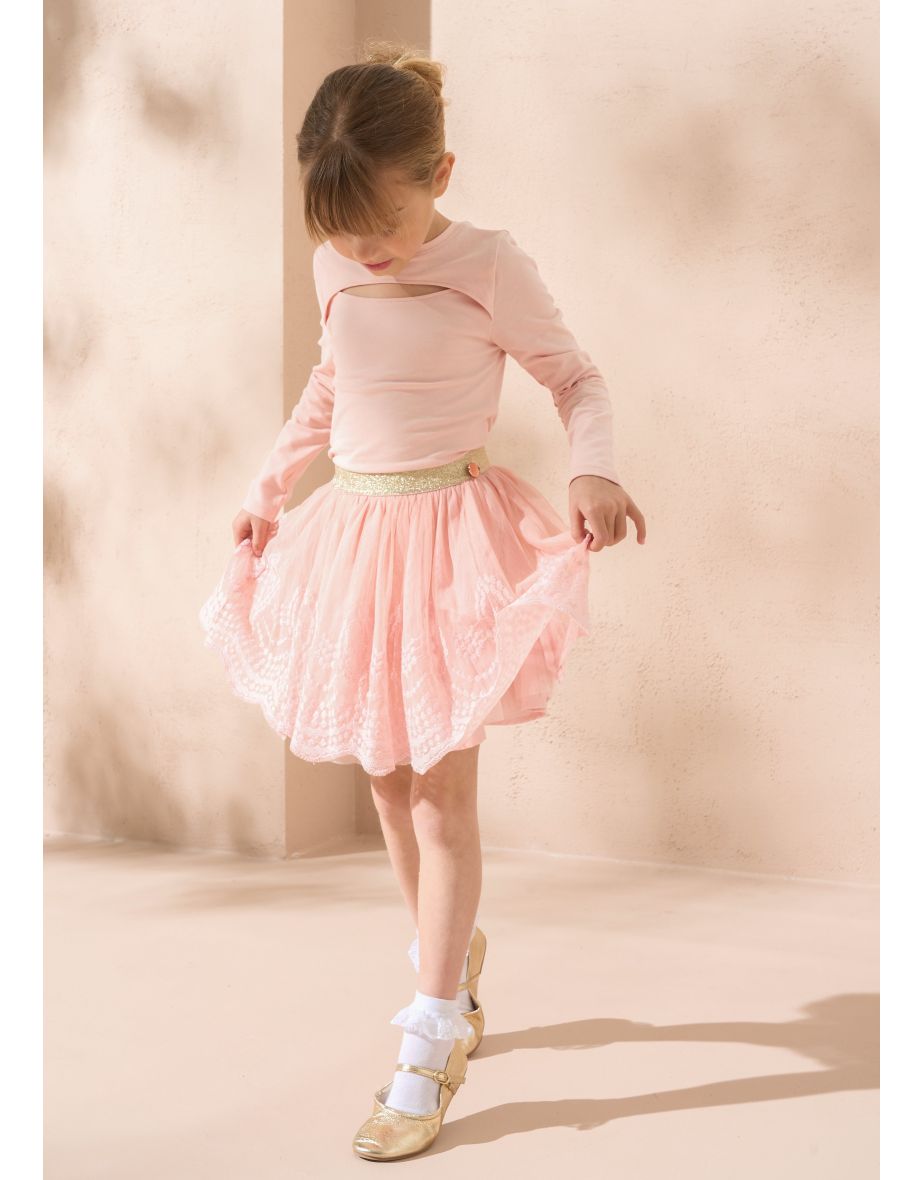 Emma Pink Lace Skirt - 5