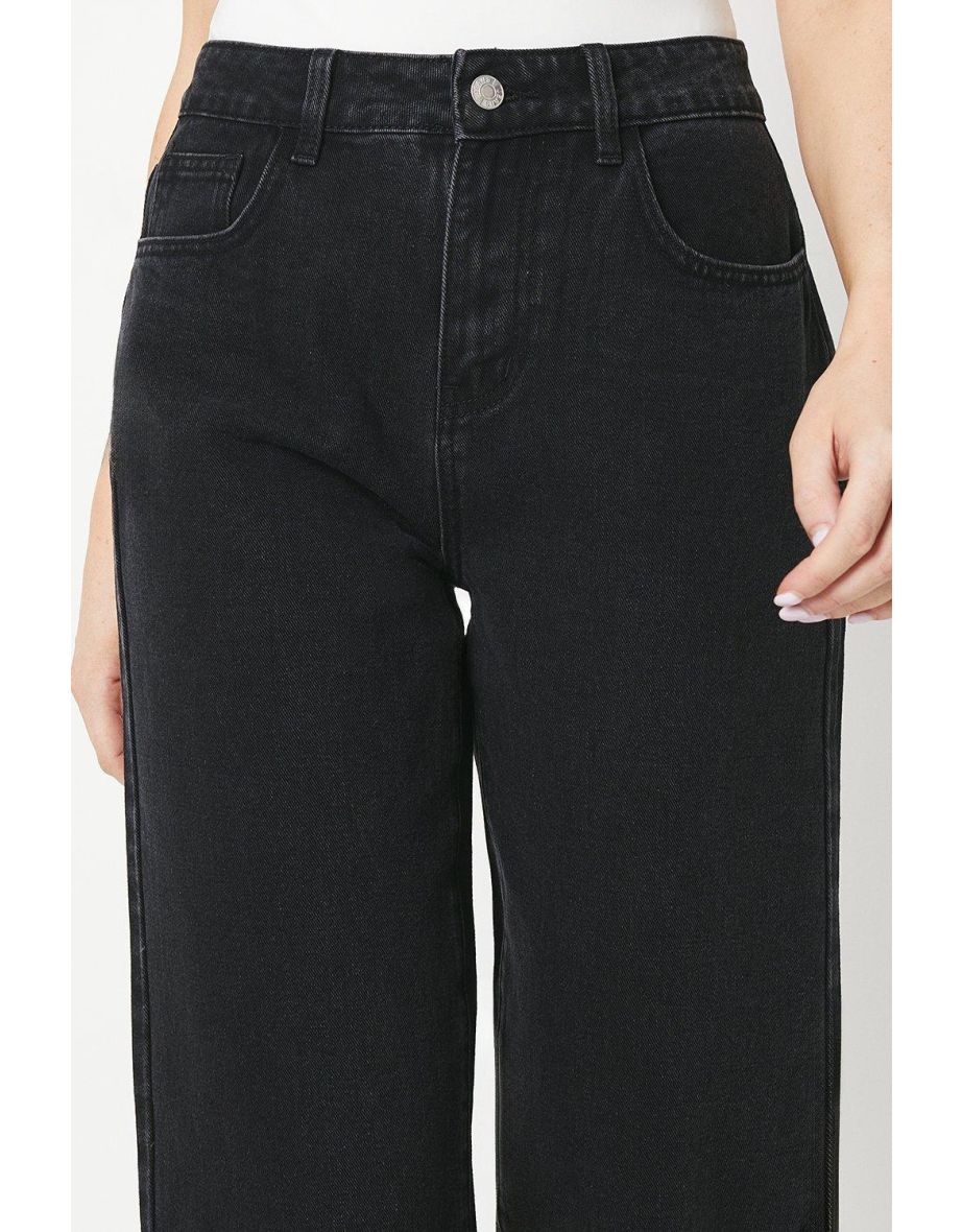 Principles by Debenhams Petite Black Wide Leg Jeans - 3