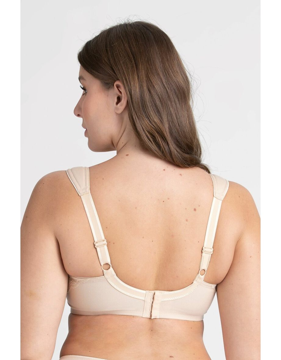 Cotton Now Minimiser Bra without Underwiring in Cotton Mix - 3