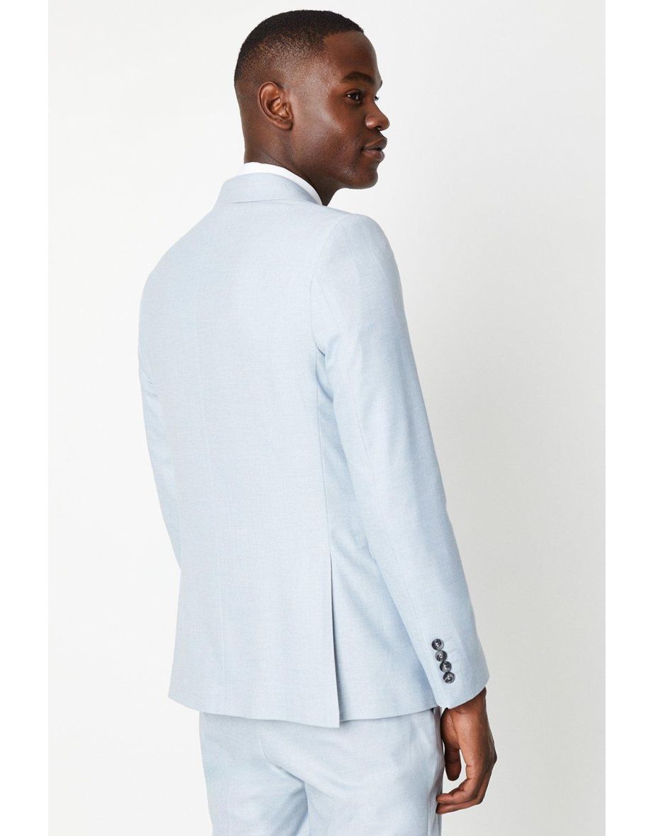 Light Powder Blue Suit Jacket - 2