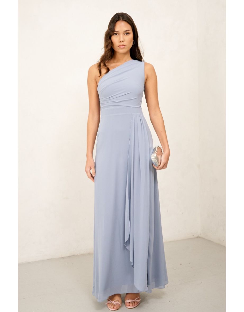TFNC Geena Dusty Blue Maxi Dress