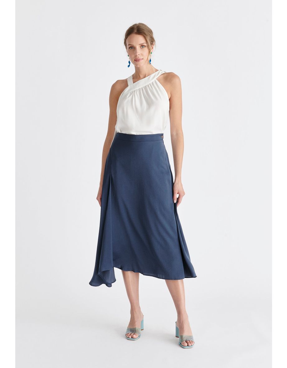 Asymmetric Hem Skirt