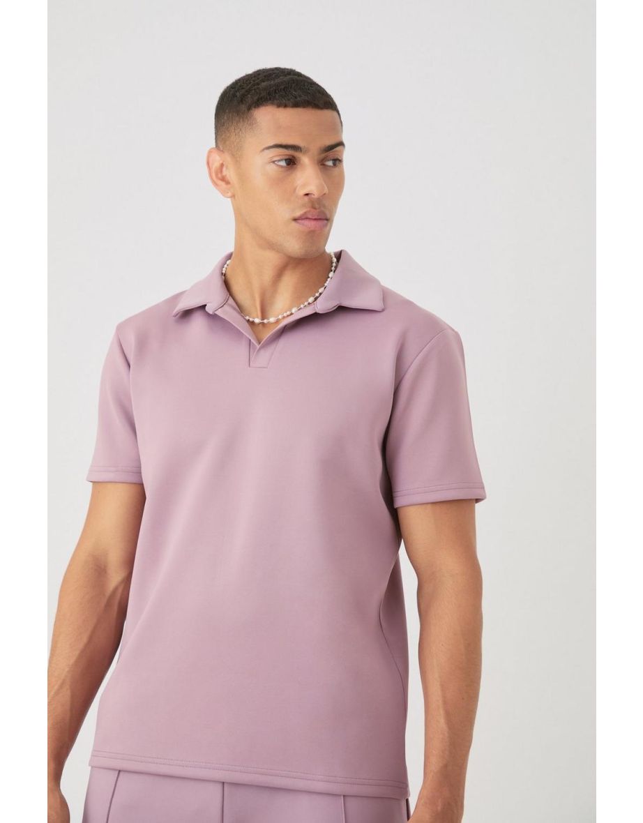 Core Revere Scuba Polo & Jogger Set - purple - 2