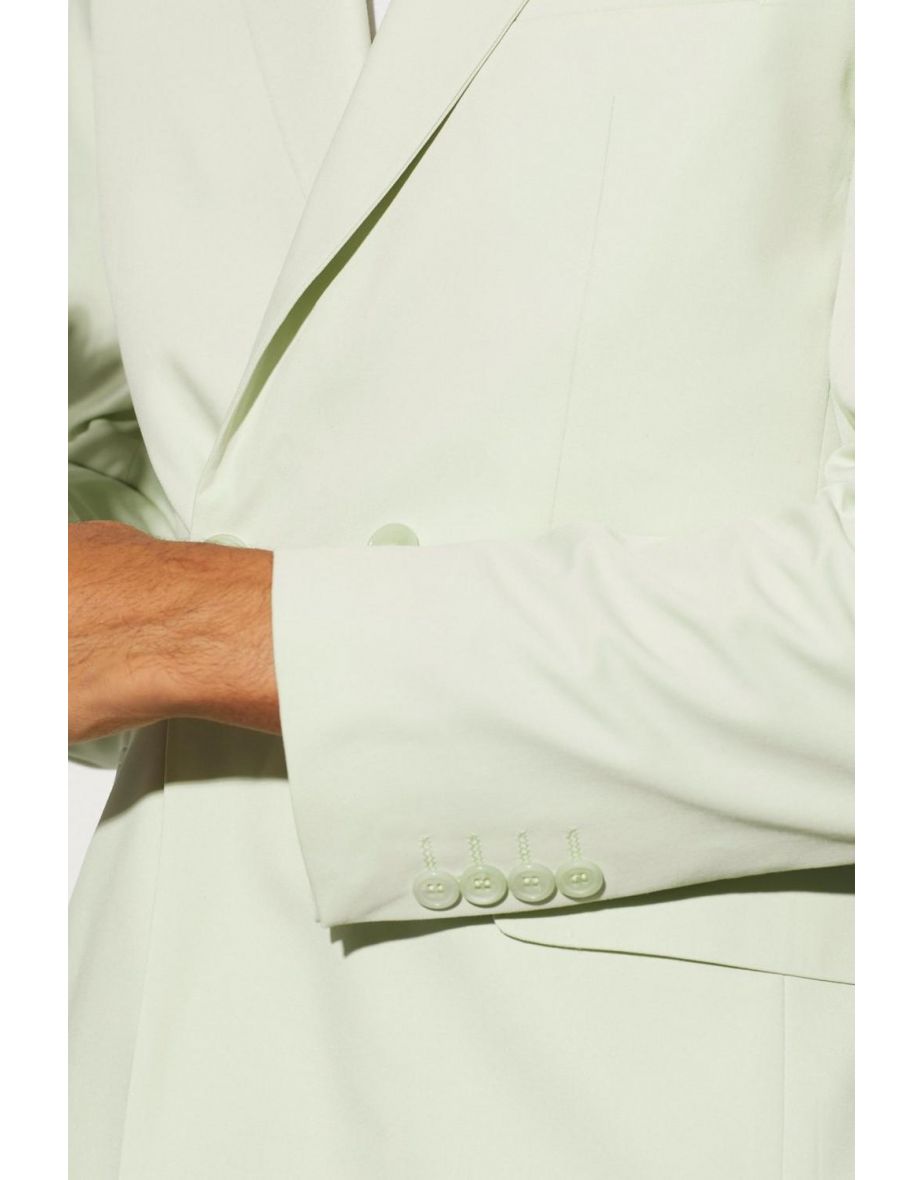 Relaxed Suit Jacket - light green - 2