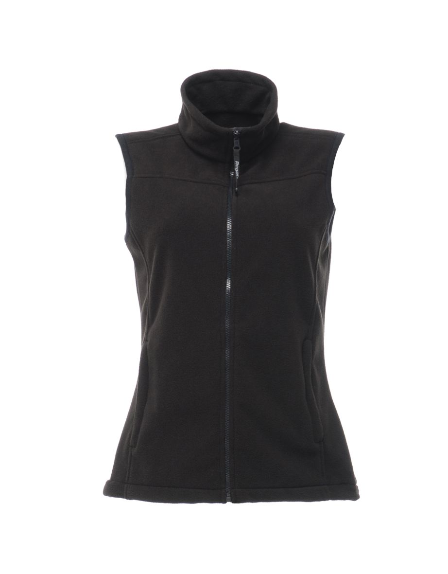 Regatta Womens/Ladies Haber II 250 Series Anti-pill Fleece Bodywarmer / Sleeveless Jacket - Black