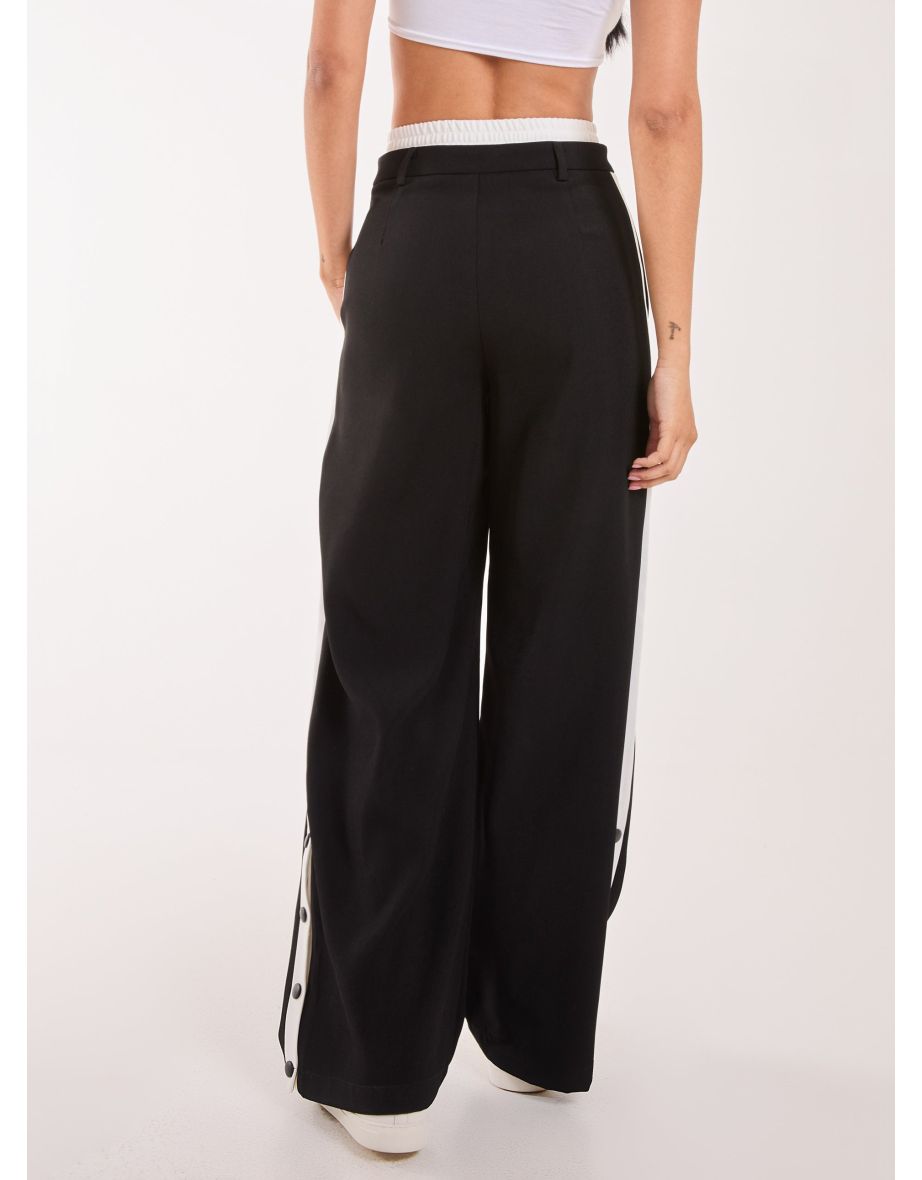 Boxer Style Popper Trousers - 3