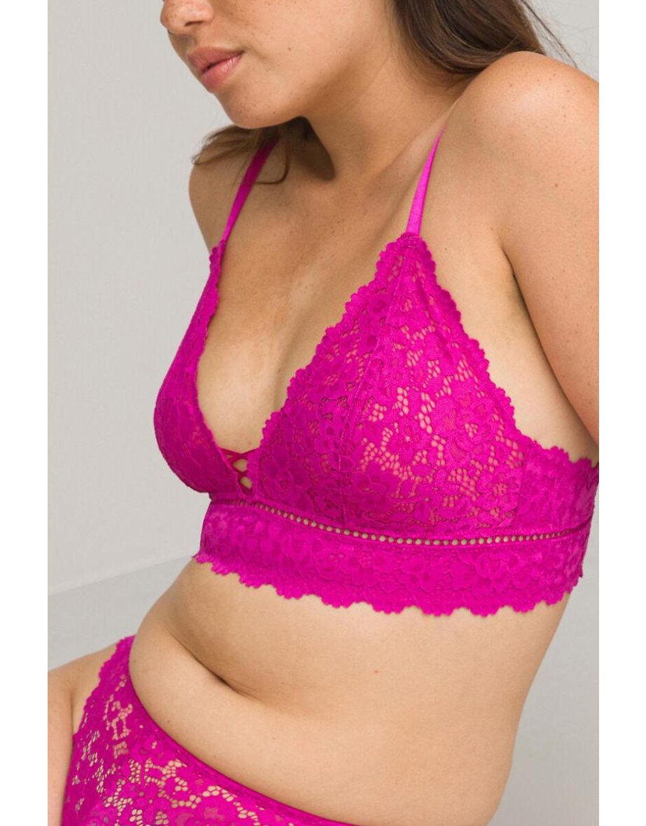 Lace Triangle Bra