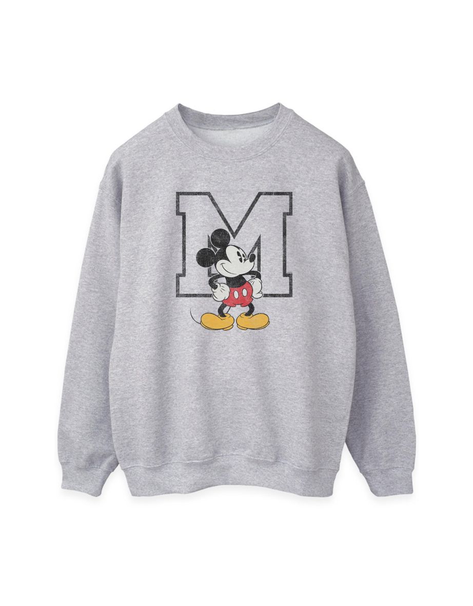 Disney Women's/Ladies Classic M Mickey Mouse Sweatshirt - 3