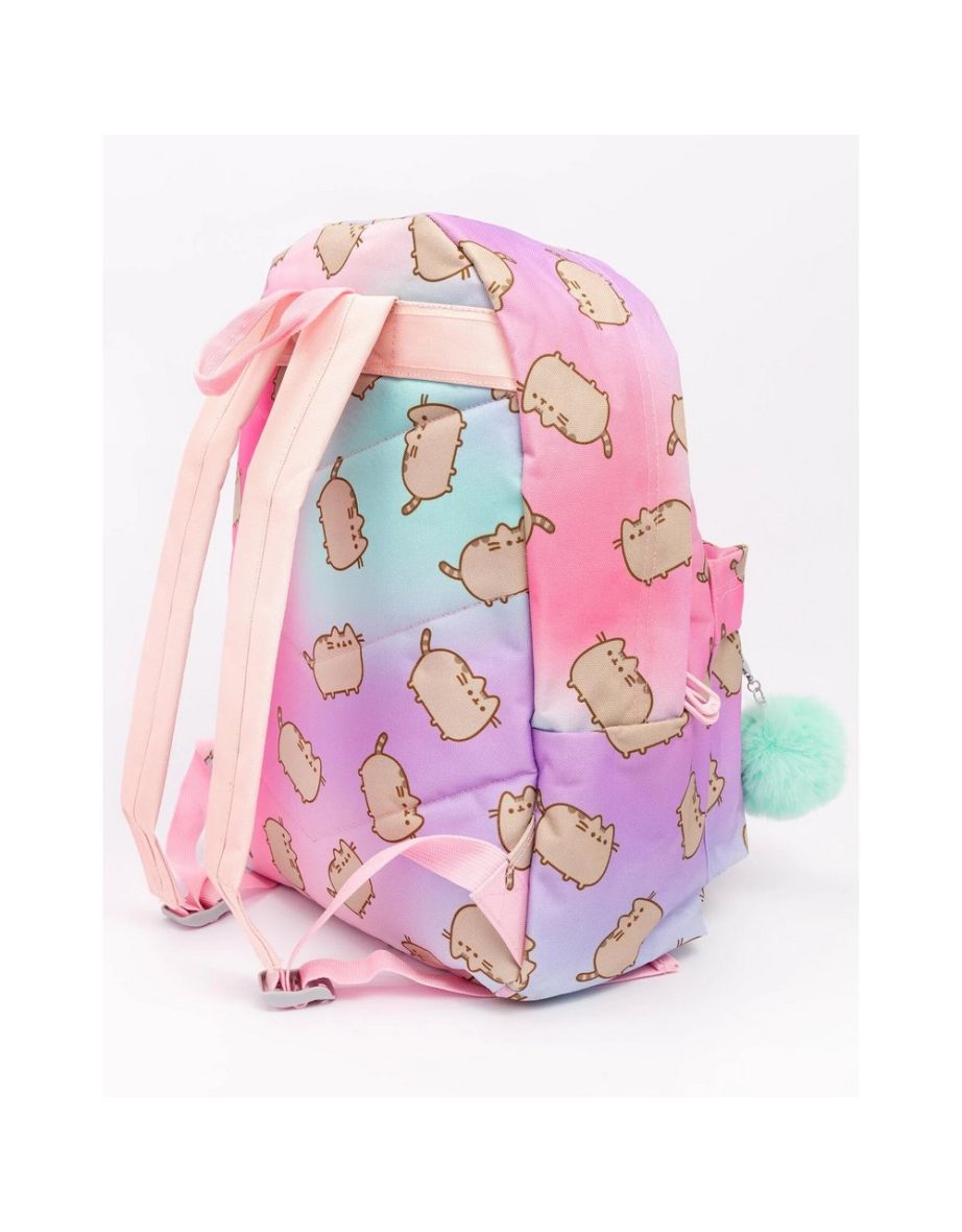Pusheen Ombre All-Over Print Backpack - Pink/Purple/Blue - 1