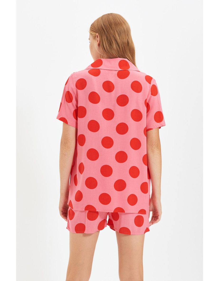 Pajama Set - Pink - Polka dot - 7