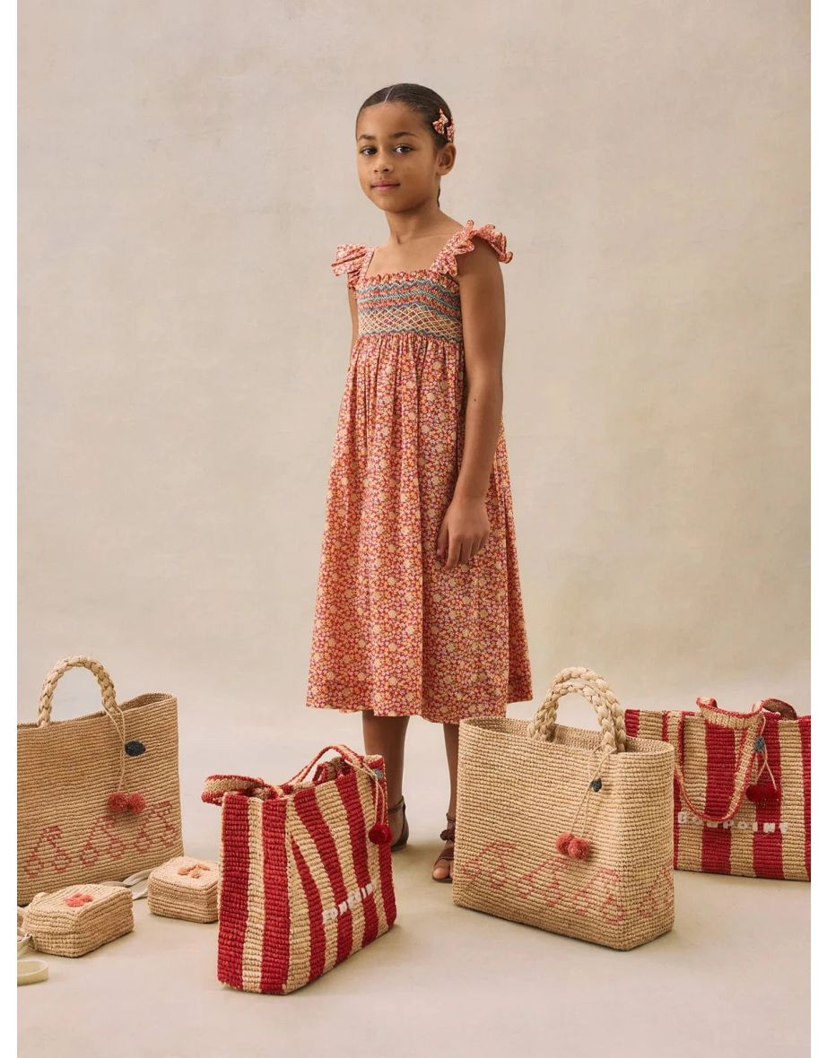 Girls Frances Dress in Red