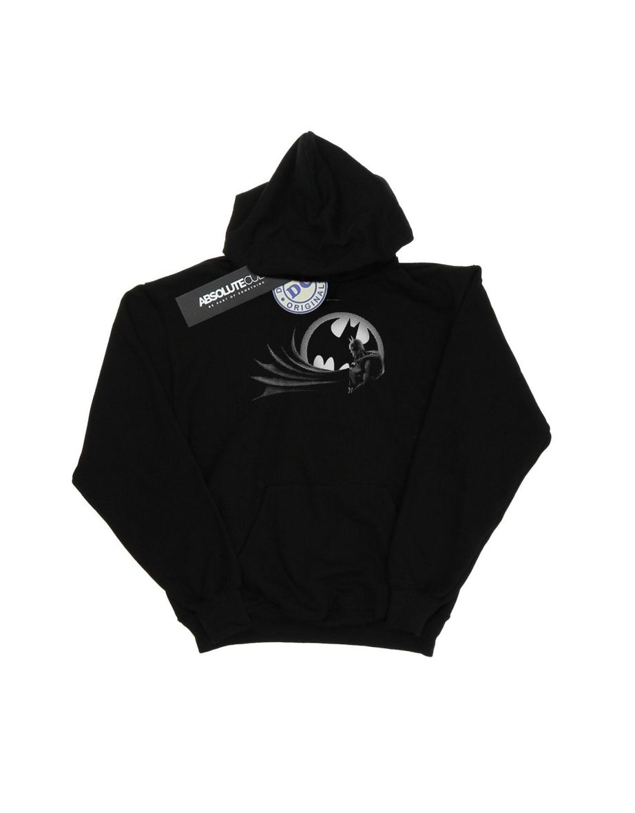 DC Comics Mens Batman Spot Hoodie - Black