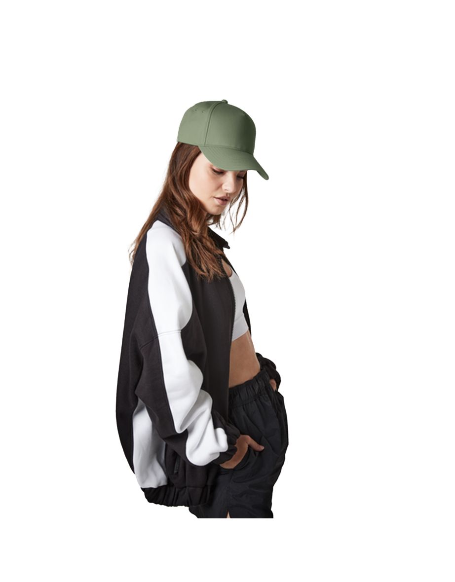 Beechfield Ultimate Baseball Cap - Olive Green - 1