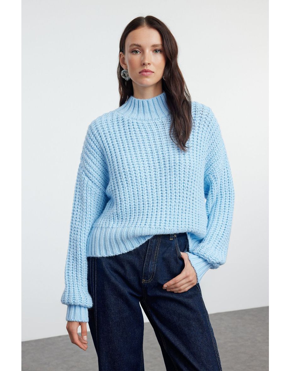 I.N.STUDIO Blue on sale Sparkle Sweater