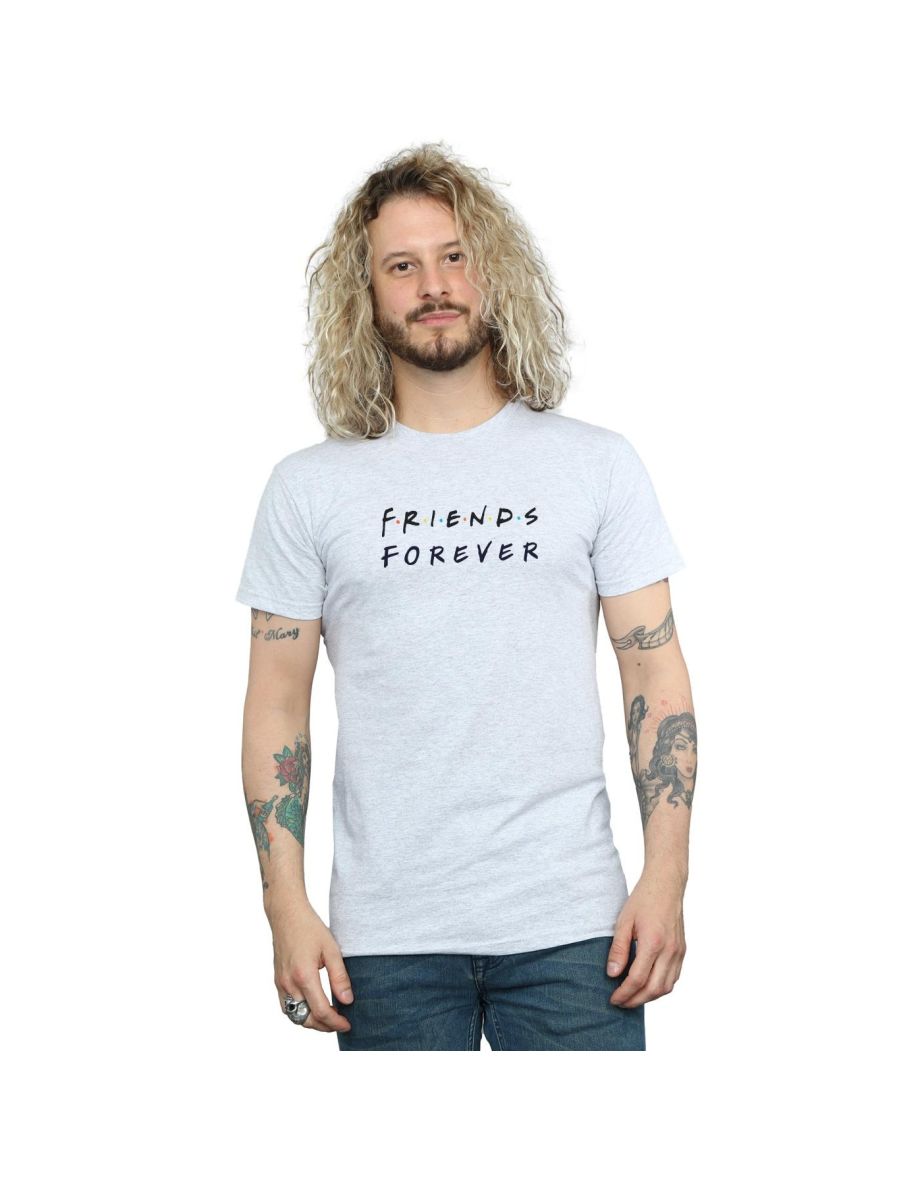Friends Mens Forever Logo T-Shirt - Sports Grey