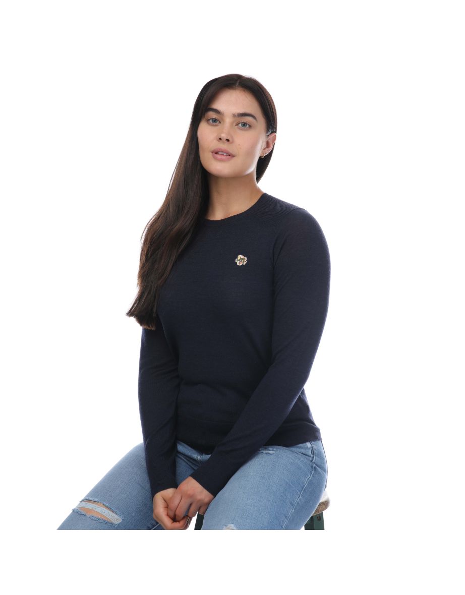 Women's Ted Baker Averiii Merino Wool Crew Neck Jumper in Blue - 3