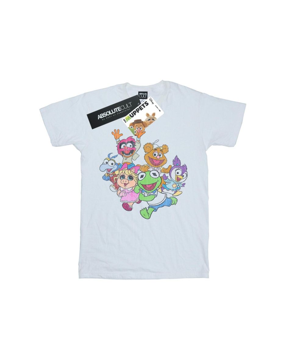 Disney Boys The Muppets Muppet Babies Colour Group T-Shirt - White - 1