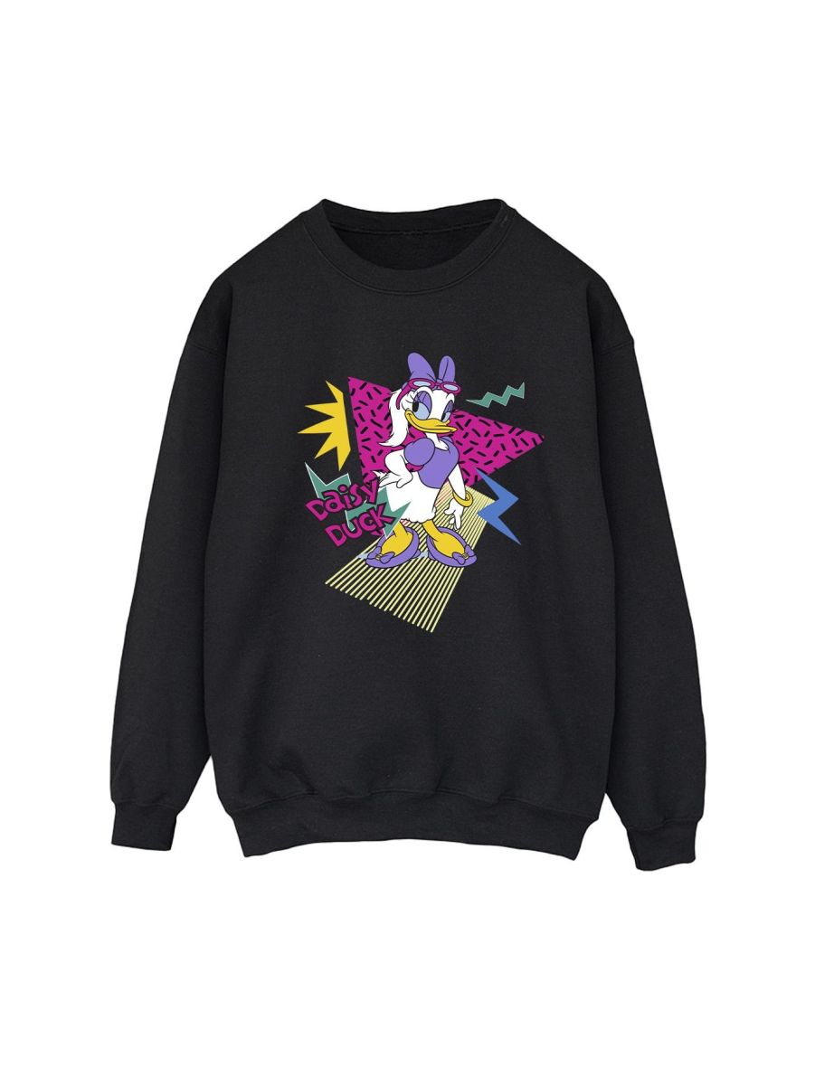 Disney Womens/Ladies Daisy Duck Cool Sweatshirt - Black - 1