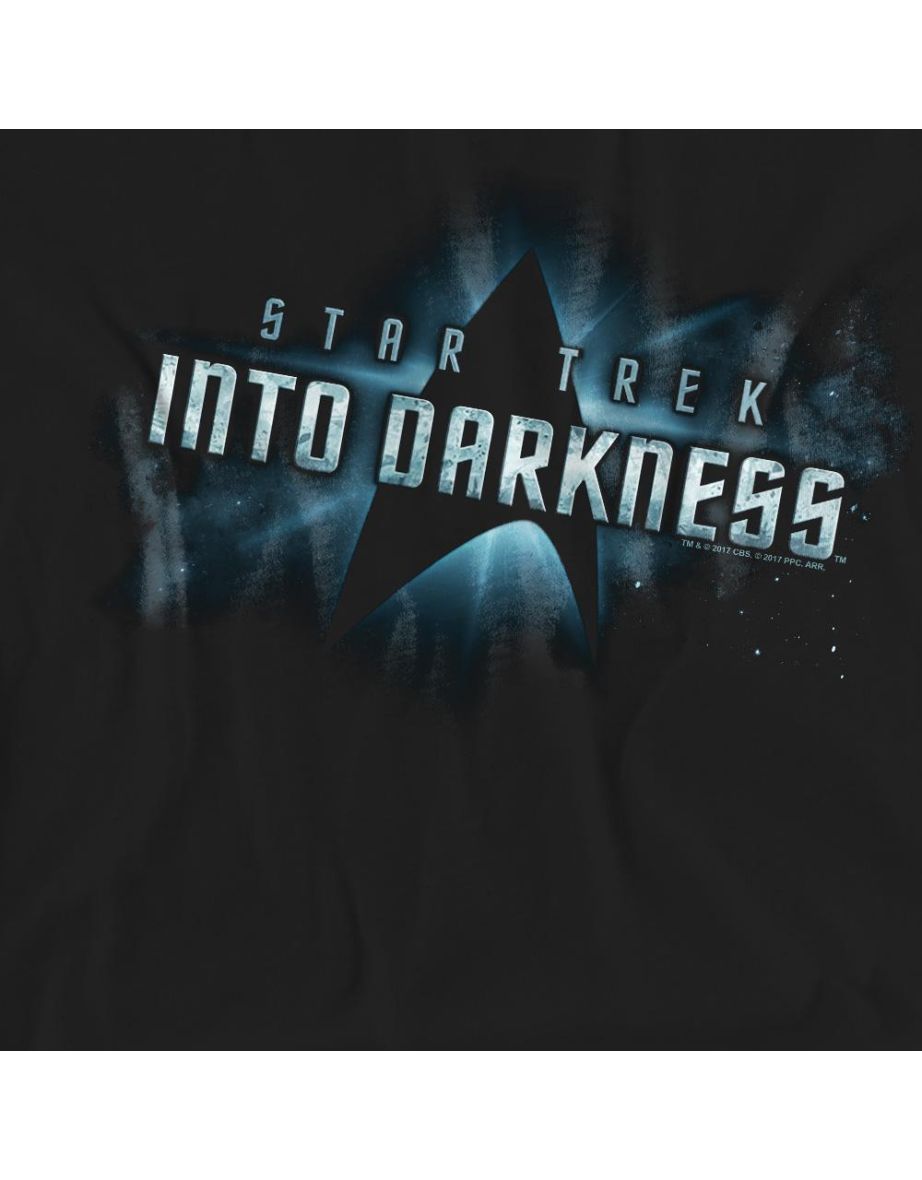 Star Trek: Into Darkness Unisex Adult Logo T-Shirt - Black - 3