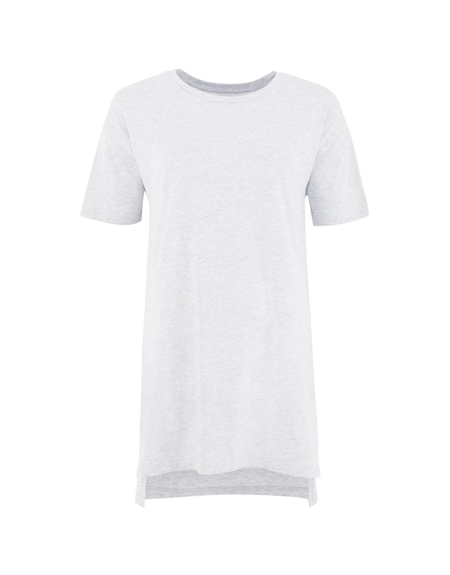 Comfy Co Womens/Ladies Oversized Sleepy T Short Sleeve Pyjama T-Shirt - White