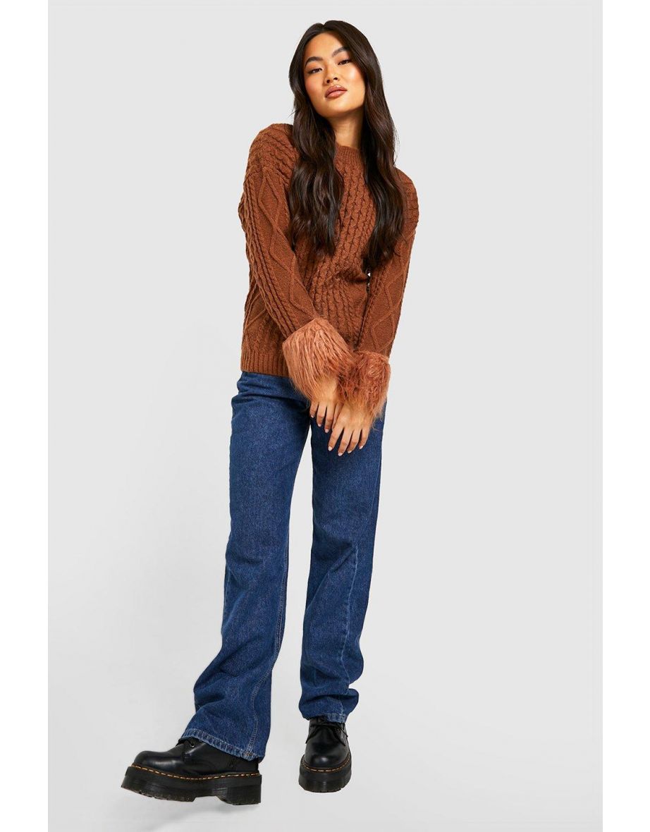 Fur clearance cuff jumper