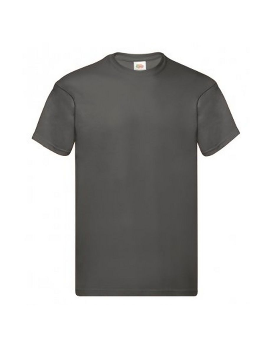 Fruit Of The Loom Mens Original Short Sleeve T-Shirt - Light Graphite