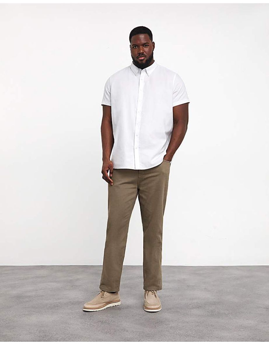Short Sleeve Oxford Shirt Long