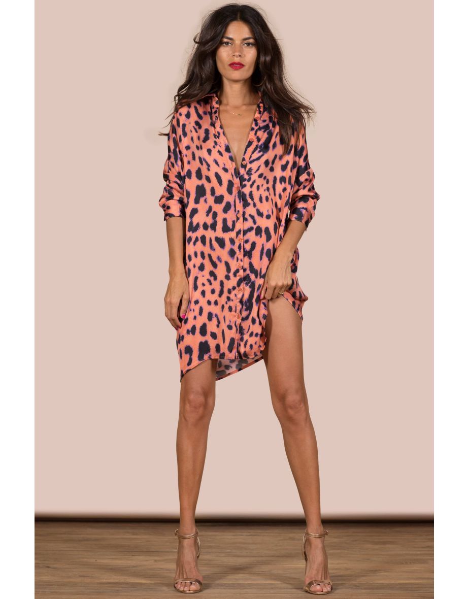 Jungle Collection Anaconda in Leopard Print Dress