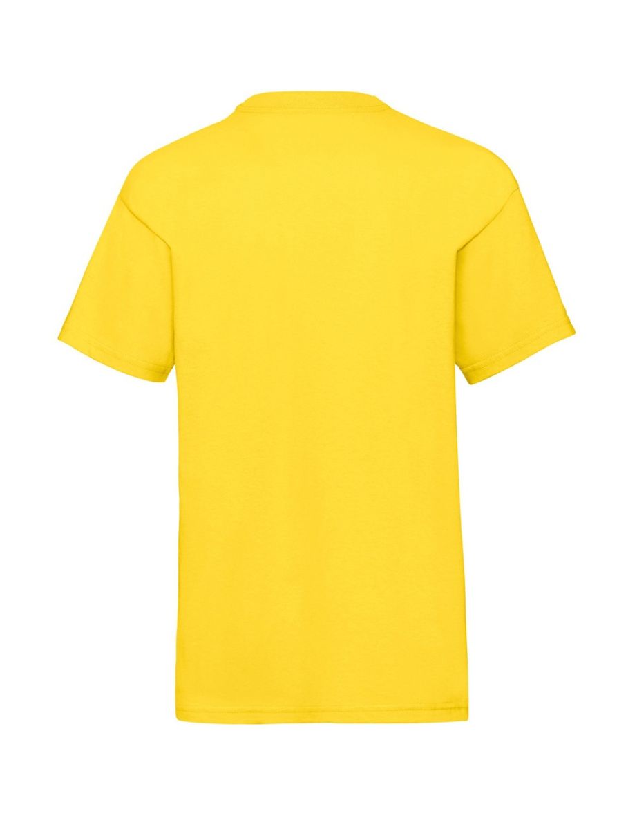 Fruit Of The Loom Childrens/Kids Unisex Valueweight Short Sleeve T-Shirt - Yellow - 1