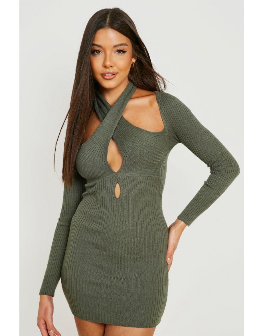 Low cut jumper dress best sale